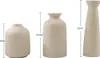 Vasen Deko -Weiße Keramik Vase Satz von 3 für Moderne Home Produktbild-Vorschau 3