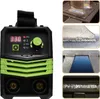 A collage showing a welding machine and examples of welds. Produktbild-Vorschau