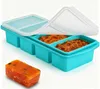 Silikon Gefriertablett, Suppe Gefrierschrank Eiswürfelform Produktbild-Vorschau 1