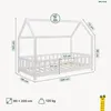 Kinderbed 'Sisimiut', Montessori-stijl, met huiselijke Productafbeelding-voorbeeld 3