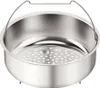 A stainless steel steamer basket with a handle. Náhľad obrázku produktu
