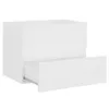 vidaXL Mobiletto bianco 60x38,5x45 cm Materiale a base di Anteprima dell’immagine prodotto 6