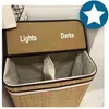 Ruhhy 24269 Dubbele wasmand van bambus, lichtbruin Productafbeelding-voorbeeld 11