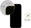 A close-up of a phone screen protector with text and icons indicating its features. Produktbild-Vorschau