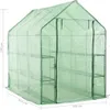 Vidaxl Walk -in Gewächshaus mit 12 Regalen 143x214x196 cm Anteprima dell’immagine prodotto 7