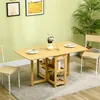 HOMdotCOM HOMdotCOM Eettafel, inklapbaar met opbergruimte. Productafbeelding-voorbeeld 2