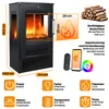 Cheminée électrique KESSER® avec chauffage, vitre Voir les images du produit 6