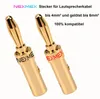 NEXMEX Bananenstecker 4mm schraubbar 4x Stecker vergoldet Produktbild-Vorschau 5