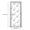 Dekorative Türposter Klebefolie selbstklebend Wandaufkleber Produktbild-Vorschau 3