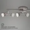 LED Deckenleuchte Spotleuchte 3xGU10 3000K schwenkbar 12W Produktbild-Vorschau 3