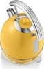 A yellow electric kettle with chrome accents on a white background. Náhled obrázku produktu