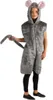 Graue Mause Kostüm für Kinder Gr. 104-128 Tierkostüm Fasching Karneval Kinderfasching Mottoparty Unisex für Mädchen und Jungen Produktbild-Vorschau