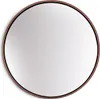 A round mirror with a rose gold metal frame, presented on a white background. Náhľad obrázku produktu