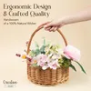 Creative Home Velikonoční koš Oválný proutěný koš s uchem Náhled obrázku produktu 4