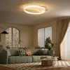 HOMCOM Deckenlampe, Deckenleuchte mit Zwei-Ring-Design, Produktbild-Vorschau 2