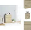vidaXL Sideboard Sonoma-Eiche 60x35x76 cm Holzwerkstoff -  Produktbild-Vorschau 1