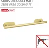 WENKO Turbo-Loc® Badetuchstange Mod. Orea Gold, 40 cm, Produktbild-Vorschau 3