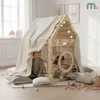 Drewniany domowy plac zabaw dla dzieci – domek z drabinkami Podgląd zdjęcia produktu 6