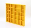 Woodweaver | Etagère en bois jaune 28 compartiments Voir les images du produit 5