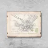 Poster - Canvas - Leinwand - 42 cm x 29,7 cm - Alte Karte Produktbild-Vorschau 1