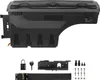 A black truck bed storage box and its accessories are displayed against a white background. Náhled obrázku produktu