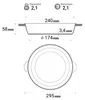 Ø28cm Gusseisenpfanne mit Aluminiumdeckel Bräter Schmortopf Produktbild-Vorschau 8