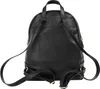 Damen Rucksack Echt Leder schwarz schick elegant mit 3 Produktbild-Vorschau 4