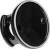 A black ceramic teapot with a lid and a separate warming stand. Anteprima dell’immagine prodotto