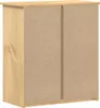 vidaXL Komoda  80x40x89 cm z masívneho borovicového dreva Náhľad obrázku produktu 6
