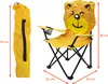 Kinder Campingstuhl mit Getränkehalter - Motiv Bär - Garten Produktbild-Vorschau 2