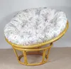 Rattan Papasan Sessel inkl. hochwertigen Polster, D 110 cm Produktbild-Vorschau 2