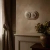 Porcelanowy wyłącznik podtynkowy retro, podwójny, 2-krotny, Podgląd zdjęcia produktu 4