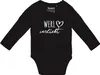 Huuraa Baby Body Werl verliebt 62 Black  Baumwolle Produktbild-Vorschau 1