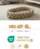 Babynest 2-in-1, Nestchen, & Bettschlange Beige – Velours, Produktbild-Vorschau 4