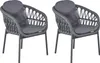 LC Garden Bari Armlehnstuhl Aluminium/Rope Dunkelgrau inkl. Produktbild-Vorschau 2