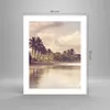 Poster - Poster ohne Rahmen - Palmen Strand Wasser - 40x50 Produktbild-Vorschau 4