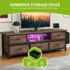 TV-Schrank, TV-Ständer Fernsehschrank, mit 5 Schubladen und Produktbild-Vorschau 4