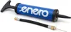 A blue ball pump with a black handle and a flexible hose with a needle attachment, shown on a white background. Náhľad obrázku produktu
