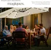 Parasol à LED solaire Sunna avec manivelle 2,5 x 2,5 m - Voir les images du produit 3
