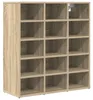 vidaXL Scarpiera in rovere Sonoma 77,5 x 30 x 83,5 cm Anteprima dell’immagine prodotto 1