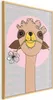 Posterpapier Poster - Cheerful Llama 21x30 cm Für Kinder Produktbild-Vorschau 1