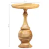 vidaXL Okrągły stolik boczny 43 x 43 x 66 cm z litego Podgląd zdjęcia produktu 6