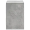 vidaXL Armoire TV avec éclairage LED gris béton 100x34x50 Voir les images du produit 7