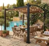 Pavillon Gartenpavillon 3x3m braun GISEH UV-Schutz Produktbild-Vorschau 1