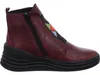 Gemini Damen Stiefelette Leder Textur mehrfarbig Plateau Produktbild-Vorschau 4