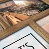Vintage Holz Bilderrahmen Collage rechteckig braun für Produktbild-Vorschau 3