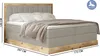 Stilvolles Gepolstertes Bett ALMA Funktionales Design mit Produktbild-Vorschau 6