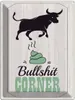 vianmo Blechschild 40x30 cm Bullshit Corner Stier Produktbild-Vorschau 1