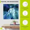 ARTland Poster Komposition in blau Größe: 40x40 cm Produktbild-Vorschau 2
