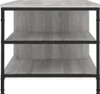 vidaXL Konferenční stolek Grey Sonoma 100x50x45 cm Dřevěný Náhled obrázku produktu 5